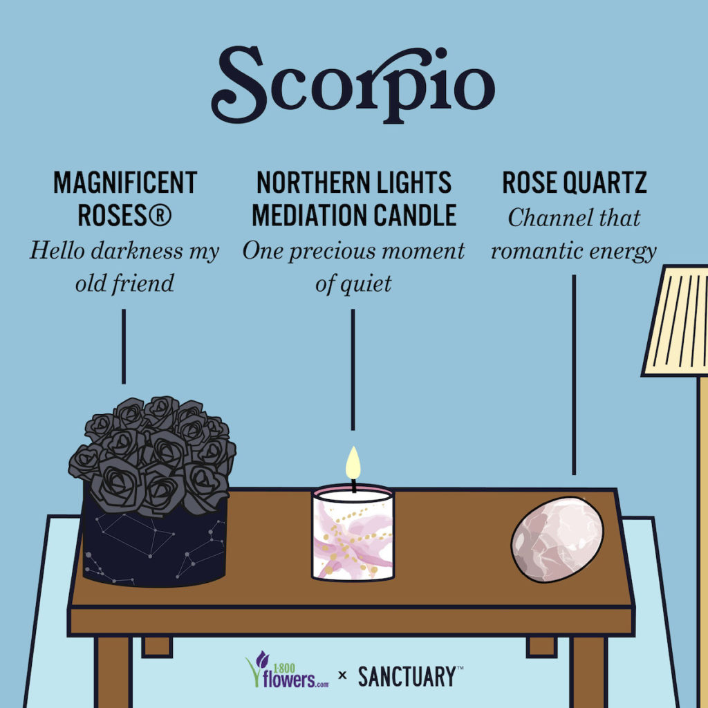 Illustration of Scorpio compatibility gifts