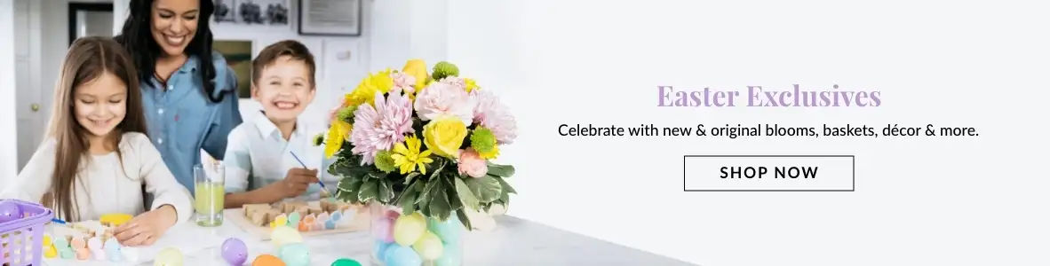 easter flowers ad