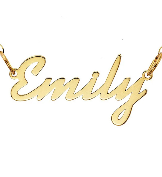 50th birthday gift ideas: personalized necklace