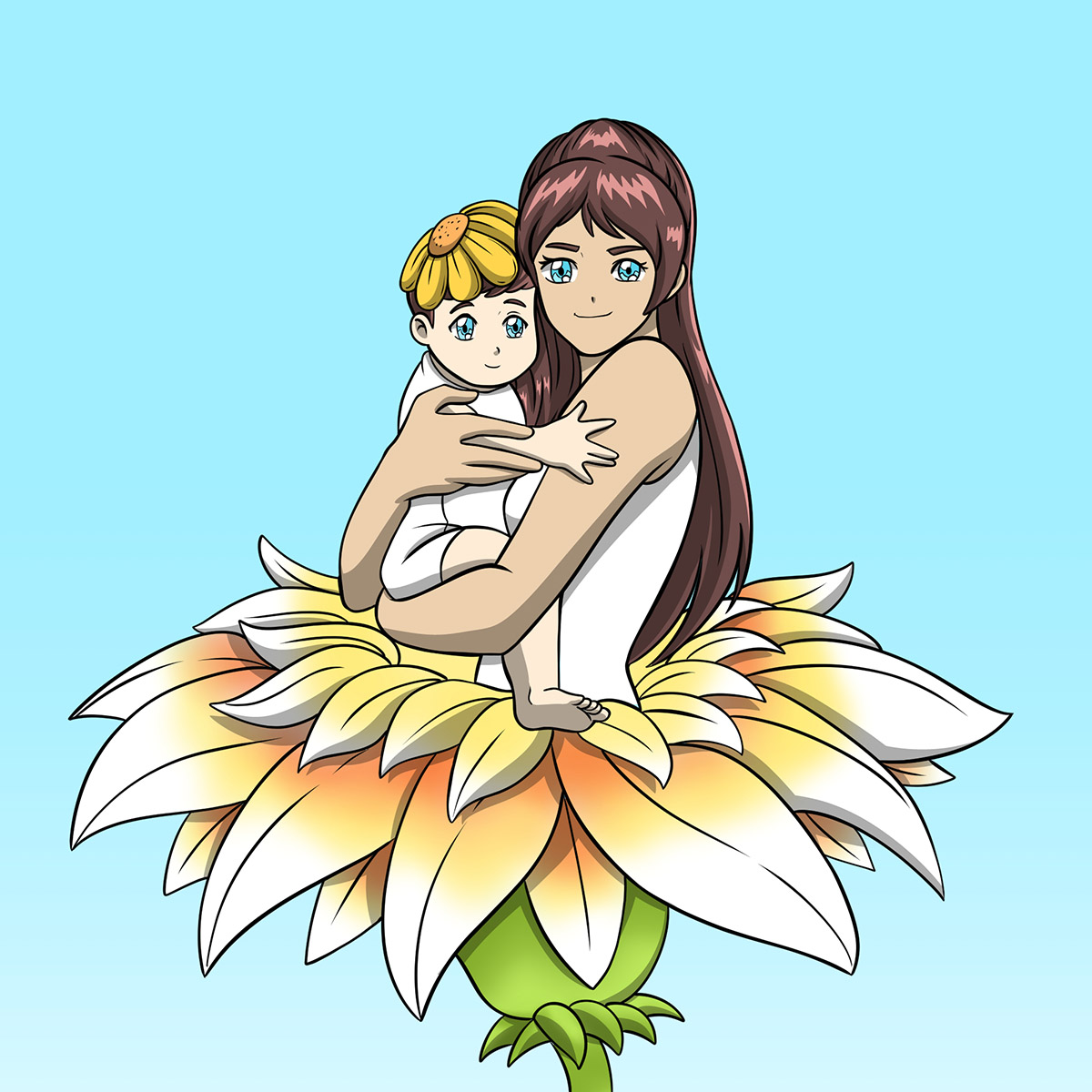https://www.flowers.com/blog/wp content/uploads/// Devi Sketch Colorized