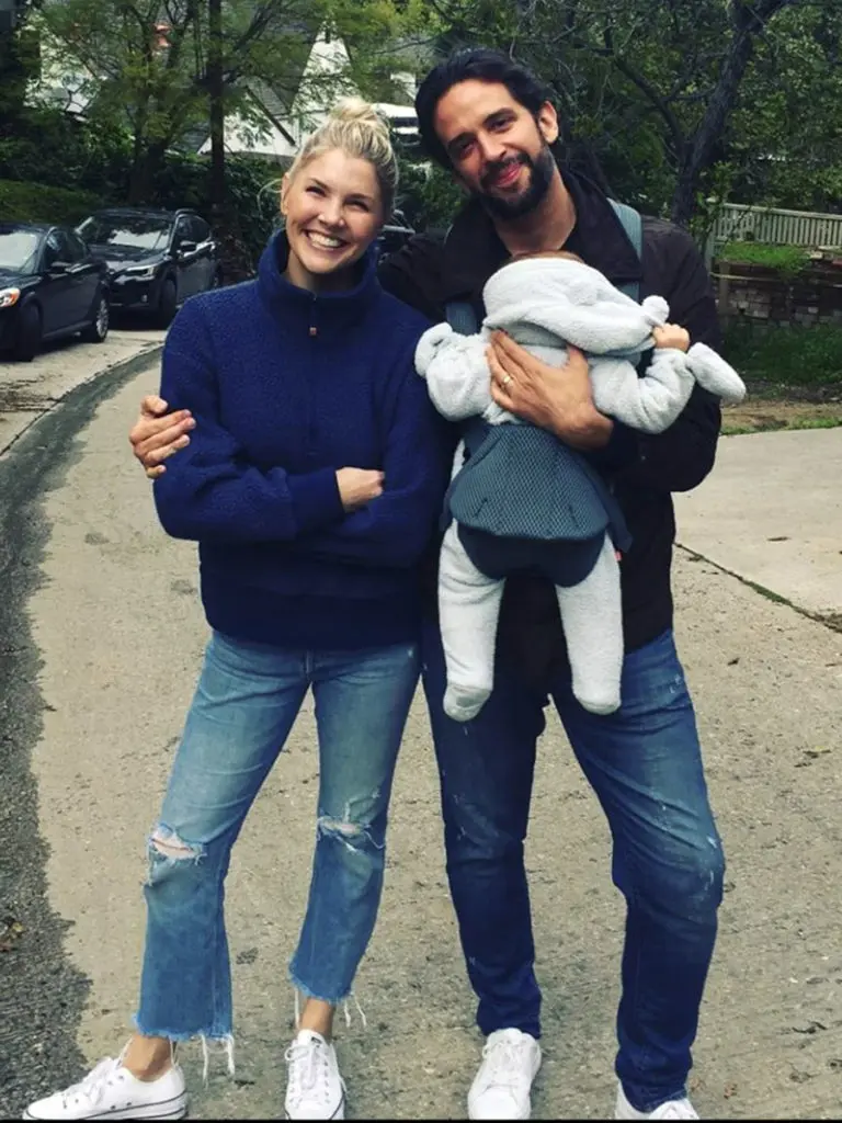 a photo of amanda kloots: amanda and nick with elvis