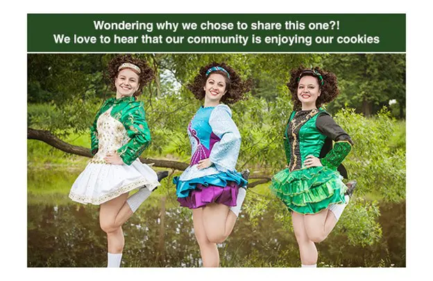 Photo of women who celebrate st. patrick's day by dancing