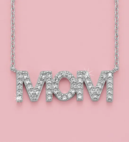 a photo of mother's day gift ideas: mom necklace
