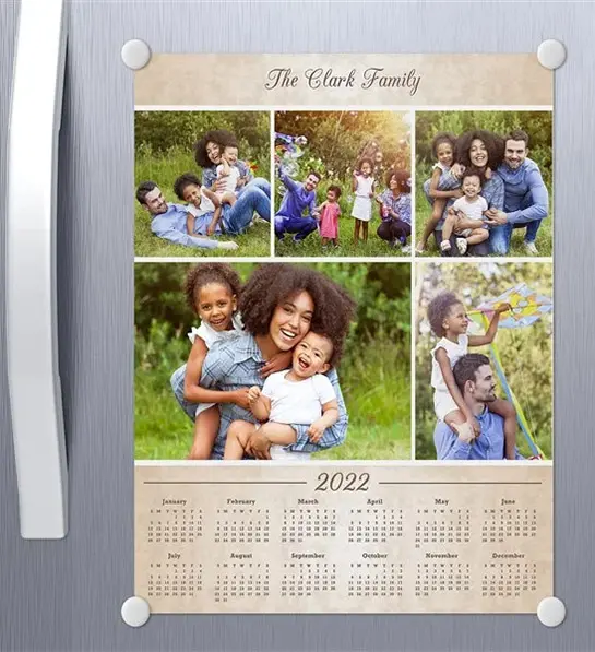 a photo of mother's day gift ideas: personalized calendar