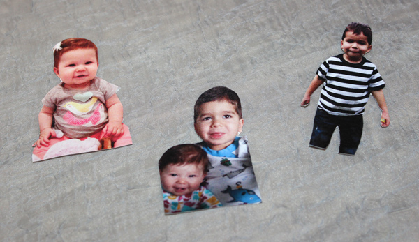 a photo of father's day craft ideas with photo cutouts