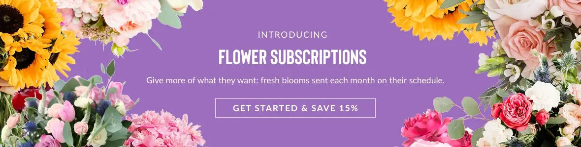 flower subscriptions ad