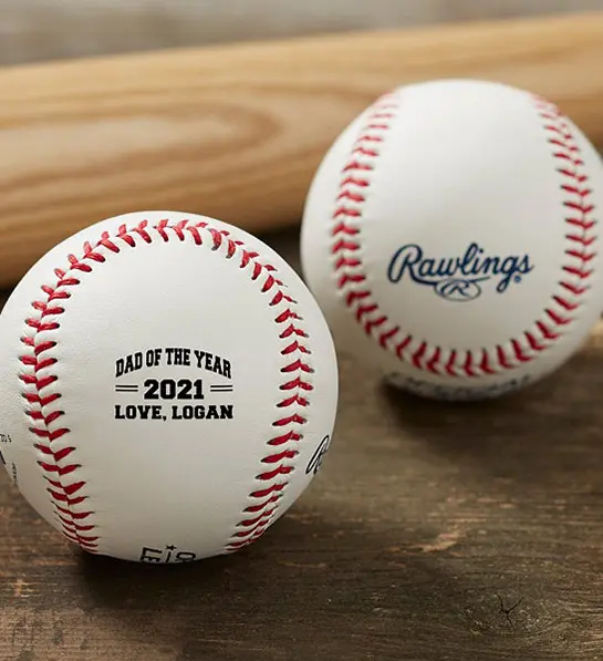 best father's day gifts with personalized baseballs