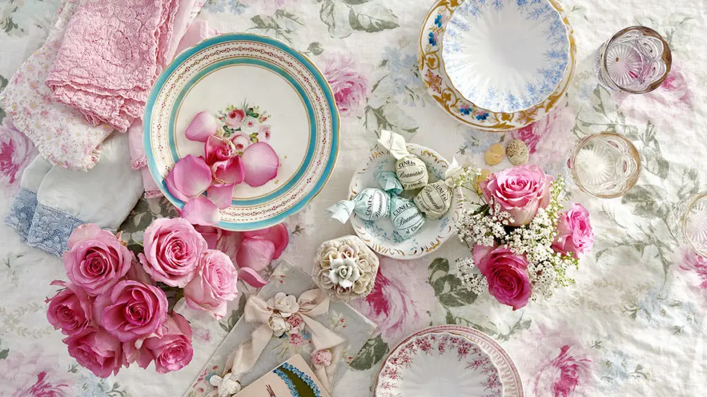 summer parties with a table setting for a summer party