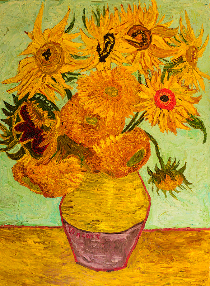 sunflower facts with sunflower painting by vincent van gogh
