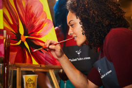 Flower Painting with Paint Nite: An Artistic Twist on a Fun Evening Out