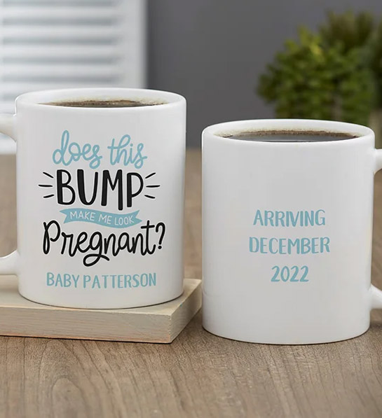 Regalos para Mujeres Embarazadas Taza de Café Personalizada
