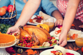 Serving Thanksgiving Turkey