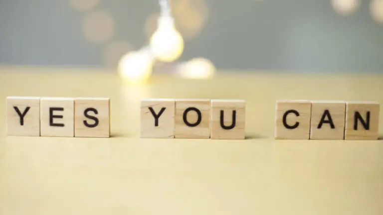 words of encouragement with yes you can tiles