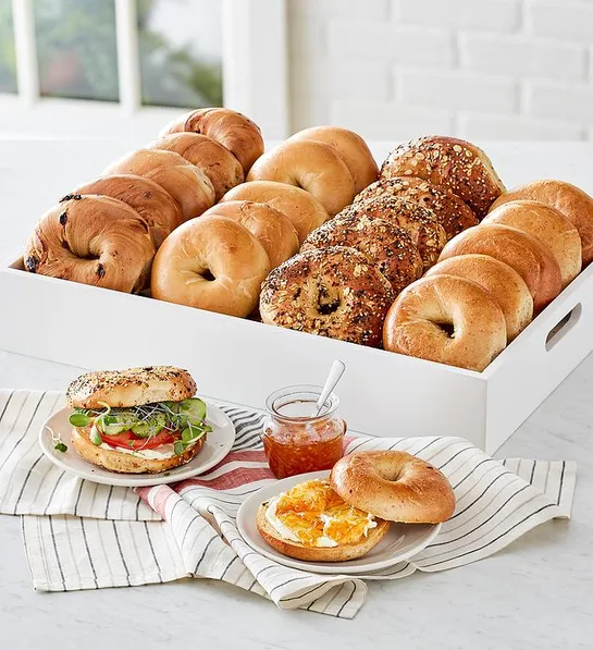 gifts for new parents with Davidovich Bakery New York Bagel Assortment