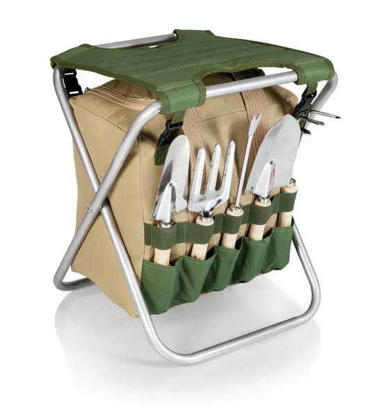best hostess gift ideas with Gardener Folding Seat With Tools