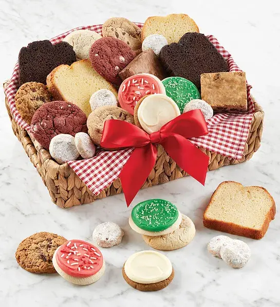 best hostess gift ideas with Holiday Dessert Basket