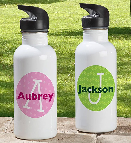 best hostess gift ideas with Personalized Water Bottle