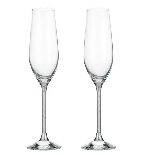 birthday gifts for sagittarius with Crystal Champagne Glasses