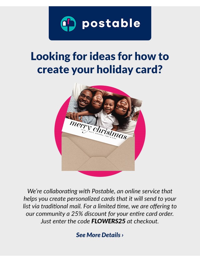 Why We Send Holiday Cards 1800Flowers Petal Talk