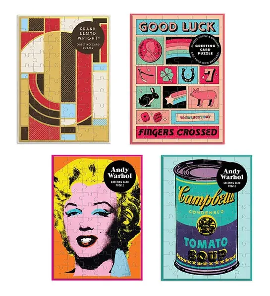 white elephant gift ideas with Greeting Card Puzzles