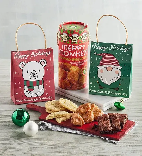 white elephant gift ideas with Merry Baking Mixes