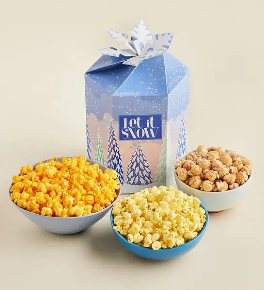 white elephant gift ideas with Snowy Merriment Gift Box