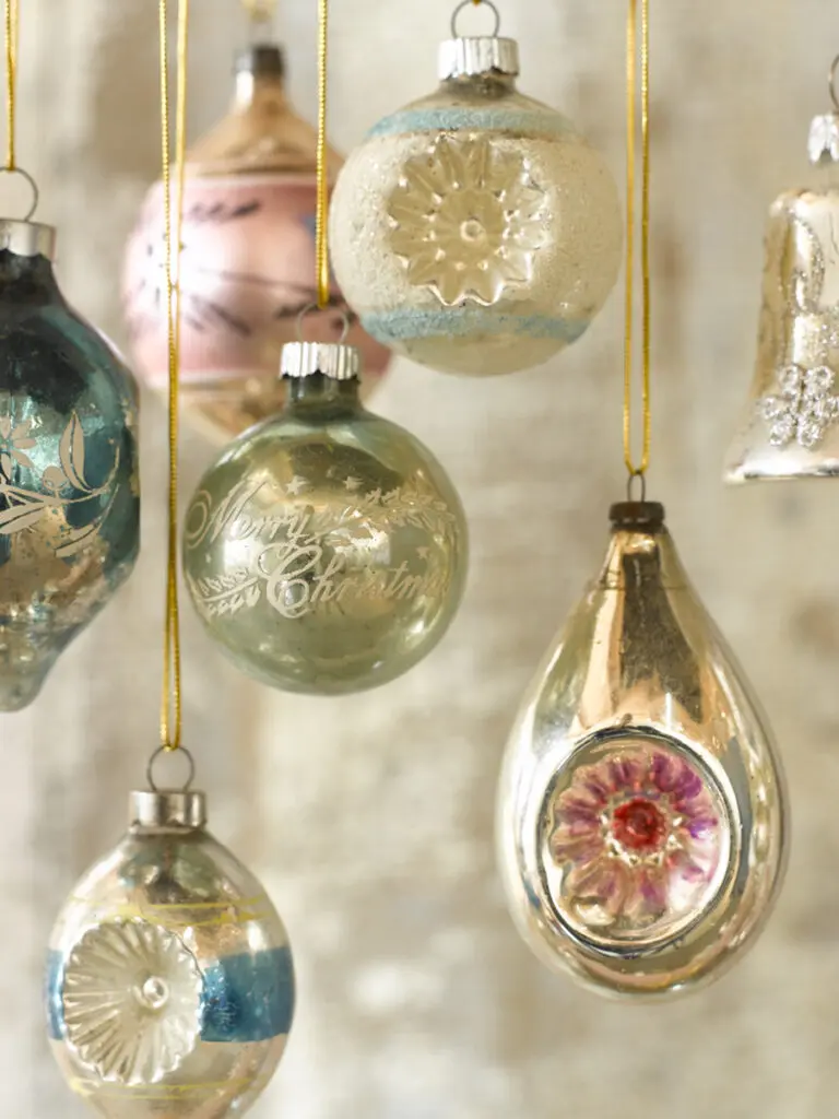 decorating for winter with ornaments