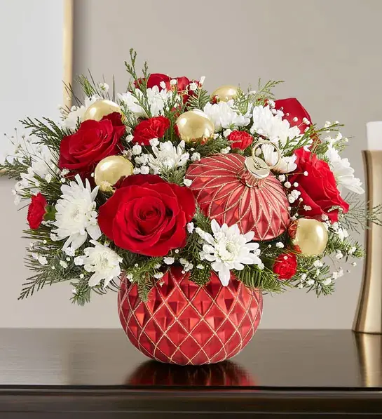 trending christmas flowers and wreaths with Sparkling Holiday Ornament