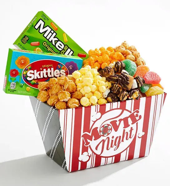 st birthday ideas with Movie Night Gift Bin