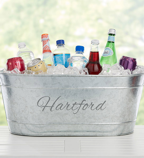 st birthday ideas with Personalized Beverage Tub