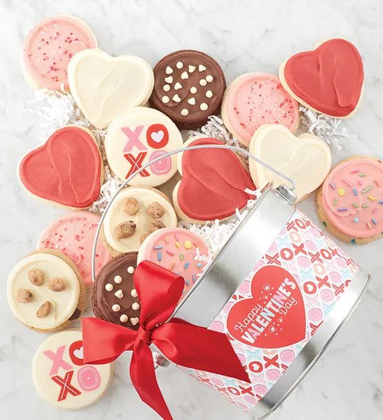Valentines Day Cookie Pail