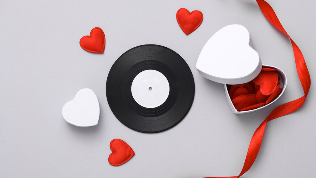 best love songs record with hearts