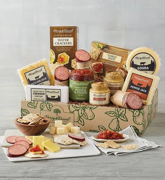 birthday gifts for men with Meat and Cheese Box