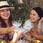 friendship benefits with friends toasting