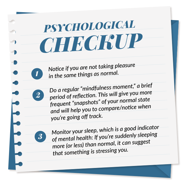 psychological checklist graphic