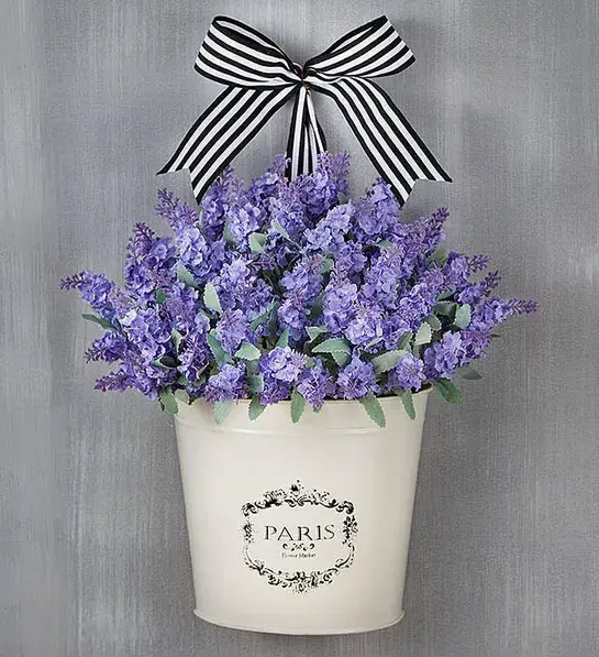 lavender door decor