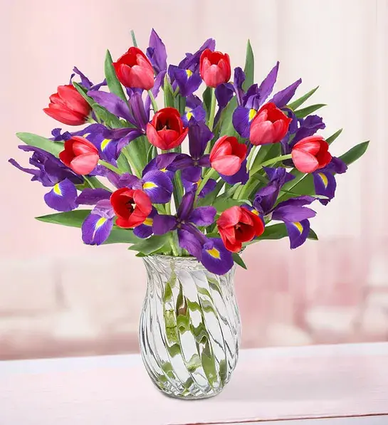 Bunches of Love Tulip Iris Bouquet