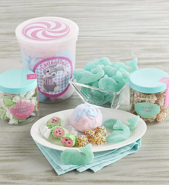 Easter basket stuffers with easter candy