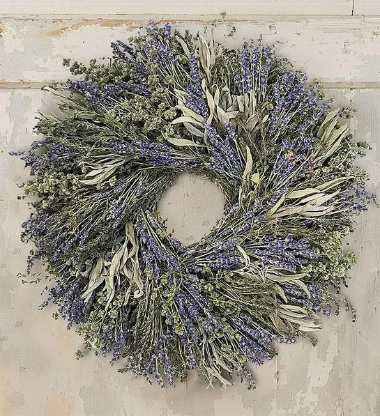 Preserved Lavender Wreath