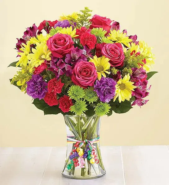mardi gras decorations with Its Your Day Bouquet