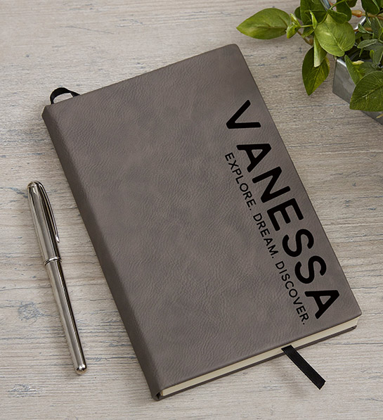 Gift Ideas for International Women's Day with Bold Style Personalized Writing Journal
