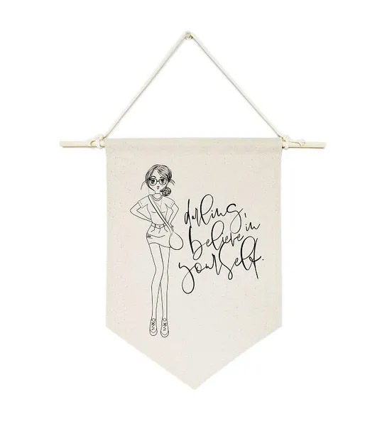 Regalos del Día de la Mujer con Girl Power Canvas para colgar en la pared