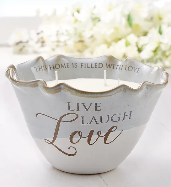 Live Love Laugh Tranquility Candle