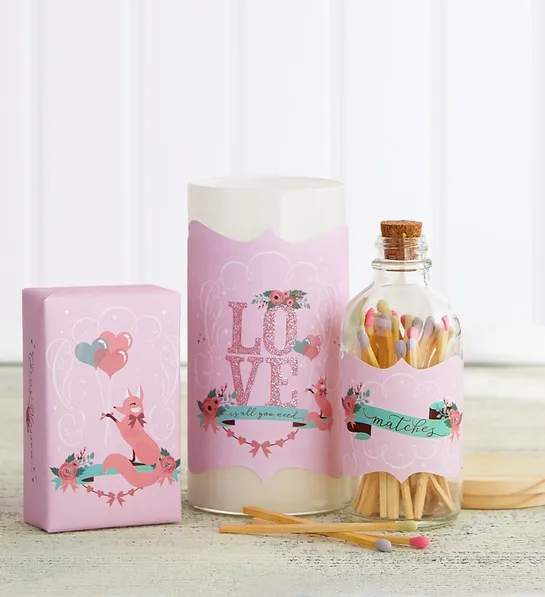 Love Is All You Need Candle Gift Set
