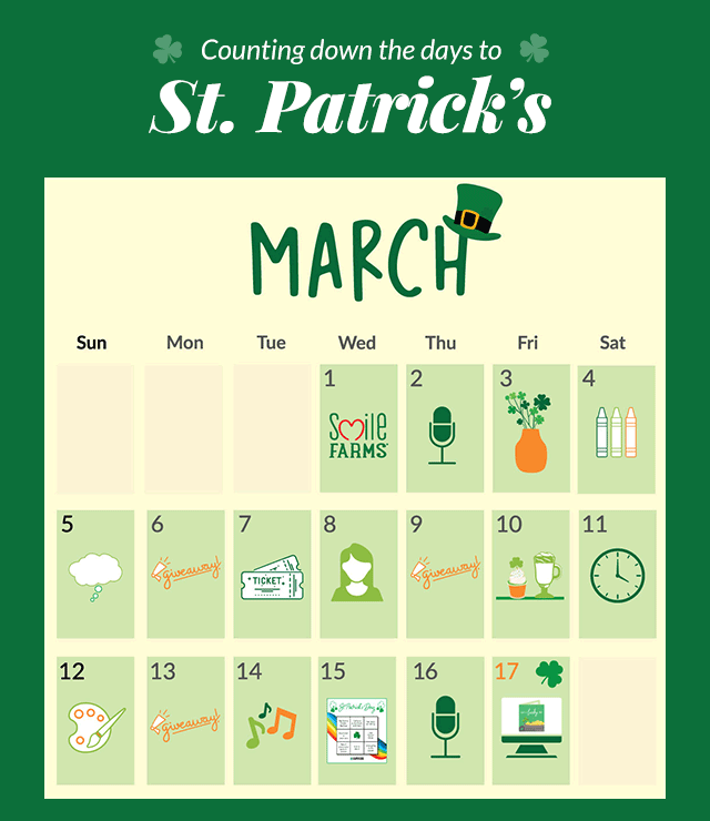 Celebra la cuenta atrás para el Día de San Patricio