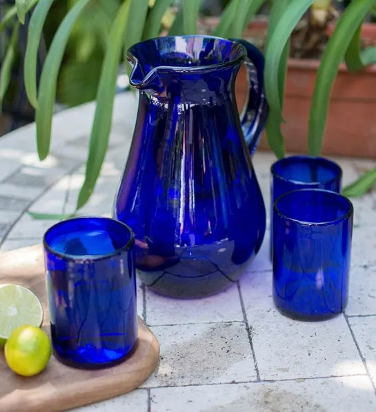 passover gifts with Novica Blown Glass Pitcher