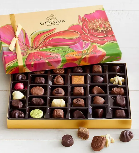 birthday gifts for taurus with godiva spring chocolates gift box