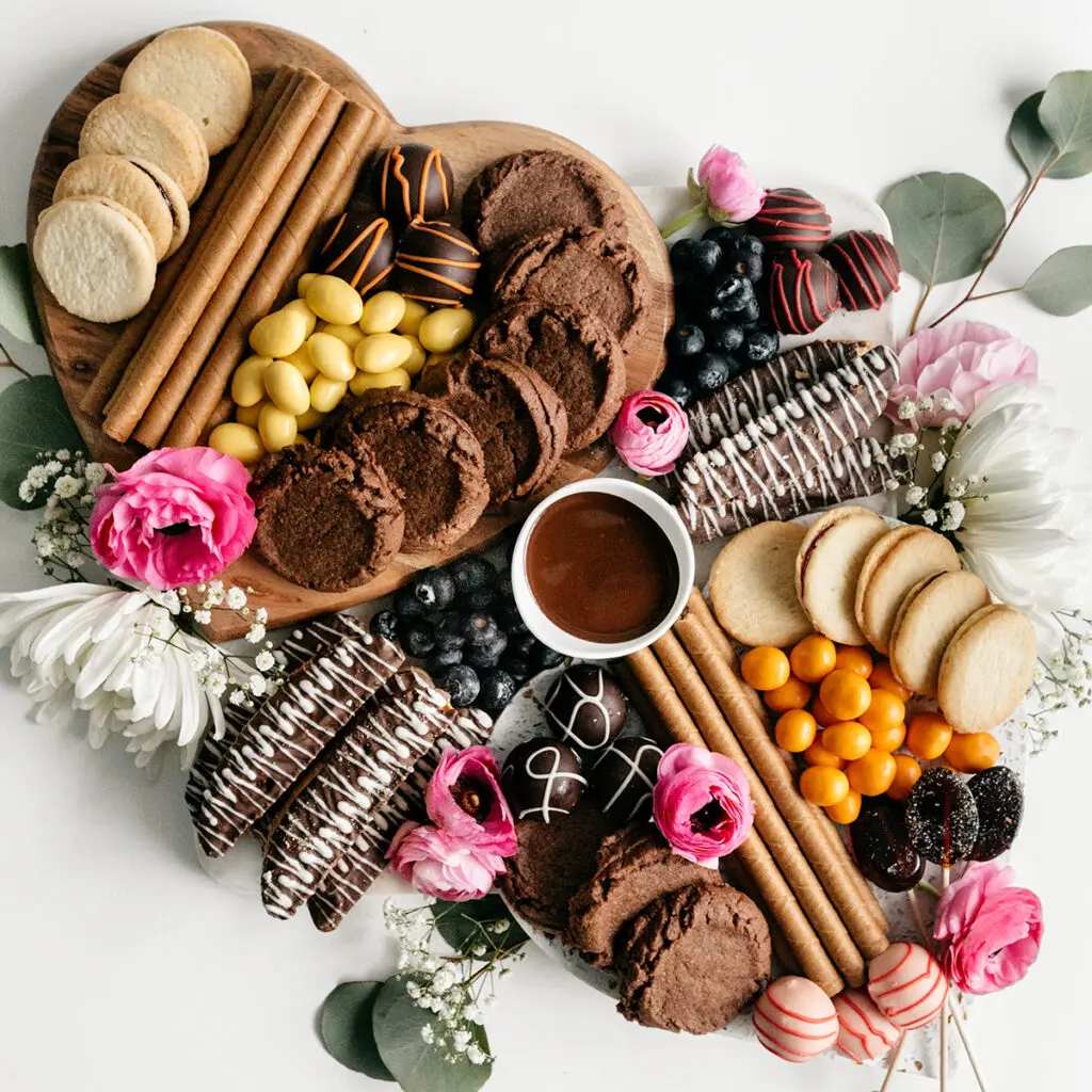 Regalos para el Día de la Madre con Tablero de Postres para el Día de la Madre