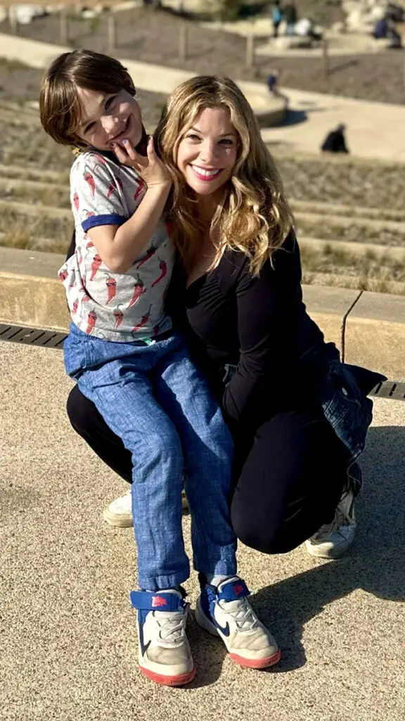 rebecca soffer with son elliot