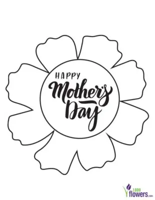 F Mothers Day Coloring Card Version Full Revised